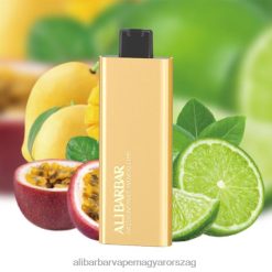 Alibarbar Vape Budapest - Alibarbar Pandora 7000 eldobható vape passionfruit mangó lime 8V22Z58