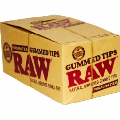 RAW Perforált Ragasztott Tips - 33 db Klórmentes