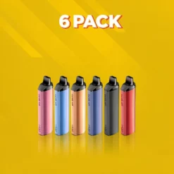 HQD Cuvie Air Eldobható Vape 4000 Slukk - 6 db