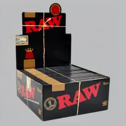 RAW Black King Size Slim sodrópapír 50 csomag/doboz