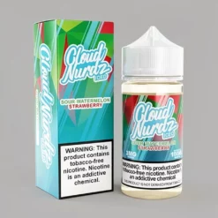 Cloud Nurdz E-liquids Iced Sour Watermelon Strawberry vape